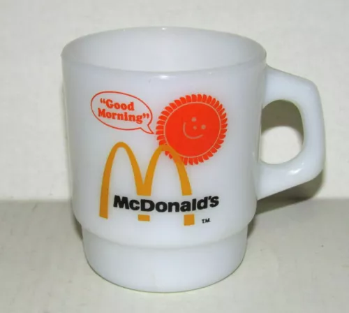 McDonalds Good Morning Vintage Anchor Hocking Fire King Mug