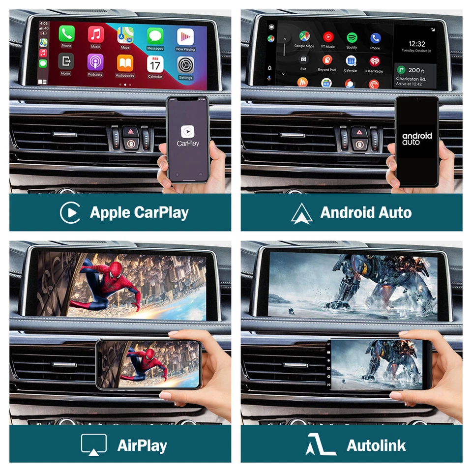 Wireless CarPlay Android Auto GPS Für BMW X5 F15 F85 X6 F16 F86 X1 F48 X3 X4 F25 - Bild 4 von 4