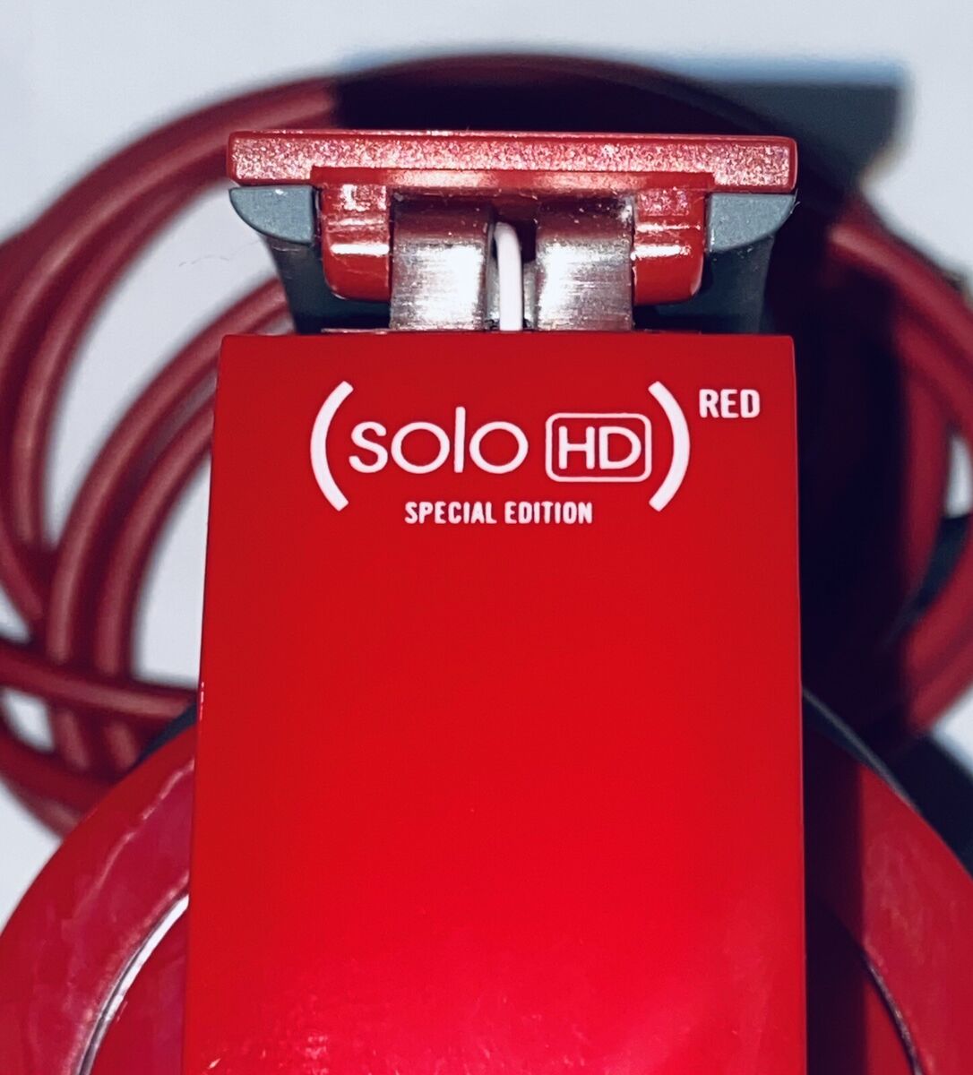 Monster Beats Solo By Dr Dre Ltd Ed Headphones-Red | eBay Monster Beats Solo By Dr Dre Ltd Ed Headphones-Red | eBay
