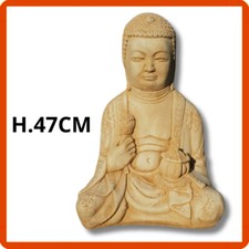 Statua da giardino zen per esterno scultura Buddha cemento marmo no pietra H47CM