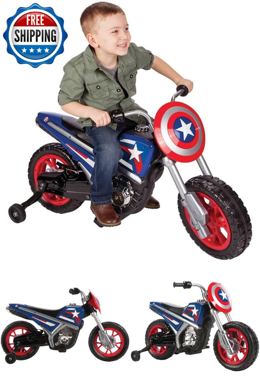 captain america 6v motorcycle