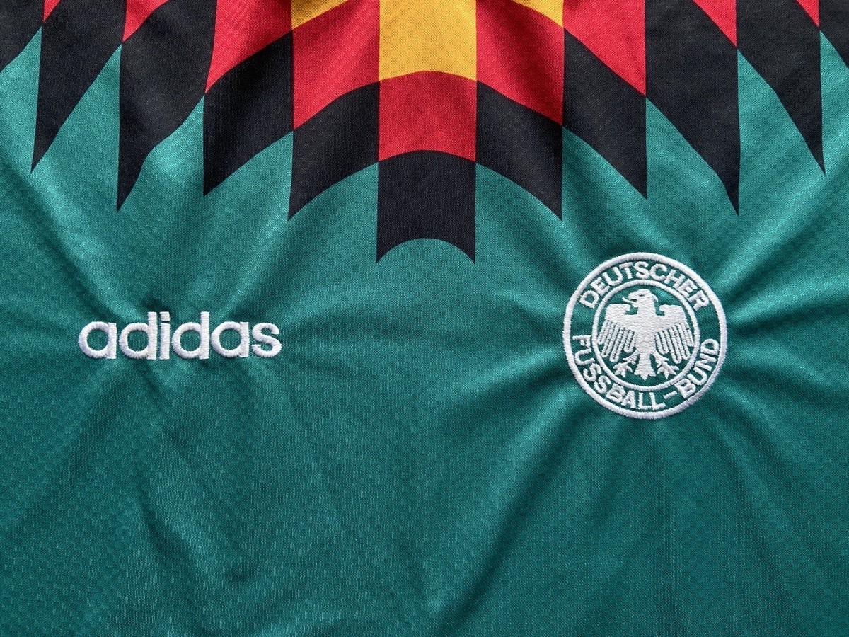 GERMANY 1994 1996 AWAY FOOTBALL SHIRT SOCCER JERSEY ADIDAS