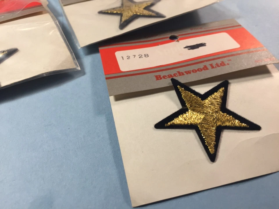 Gold Star Patches (lot of 3) - Image 3 of 4