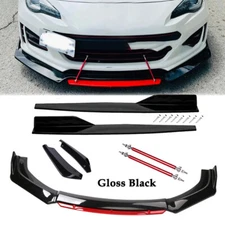 Front Bumper Rear Lip Spoiler Splitter Side Skirt For Subaru WRX STI/BRZ Bod