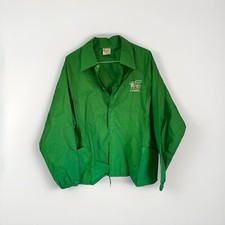 BSA Green Nylon Lightweight Jacket Adult X-Large Order of Arrow 75 1990 CR-142