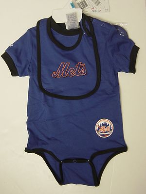 ピース NEW Infant Toddler MAJSTIC New York METS One Piece Shirt MLB
