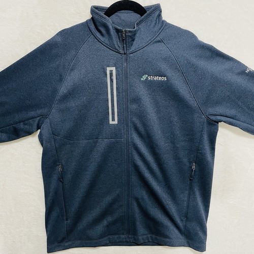 The North Face Mens Jacket Size L Dark Blue Strateos 100% Polyester Outdoor - Picture 2 of 11