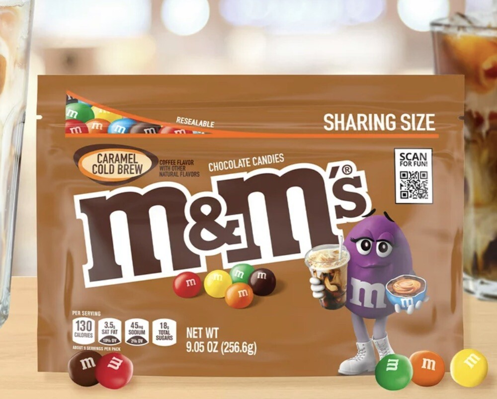 Caramel Cold Brew M&M's Coffee m&ms USA Import 256.6g fast free