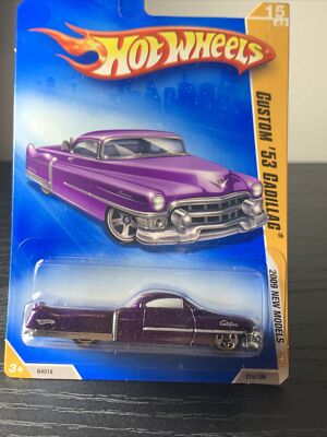 53 CADILLAC Purple Variation-2009 Hot Wheels 15/42-New Models 15/42