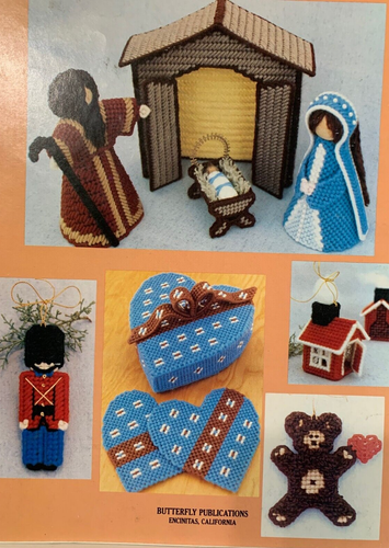 Projects Galore 16 Plastic Canvas Pattern Lilo Fruehwirth Easy 1984 Christmas - Bild 2 von 2