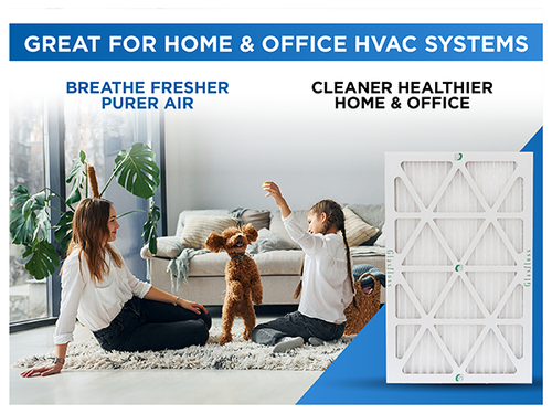 Glasfloss ZL 18x18x2 MERV 10 Pleated AC Furnace Air Filters. Quantity 4. - Picture 5 of 5