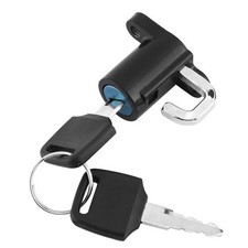 Motorcycle Helmet Lock Handlebar 42mm-34mm Anti-theft Security Motorbike 2 Keys