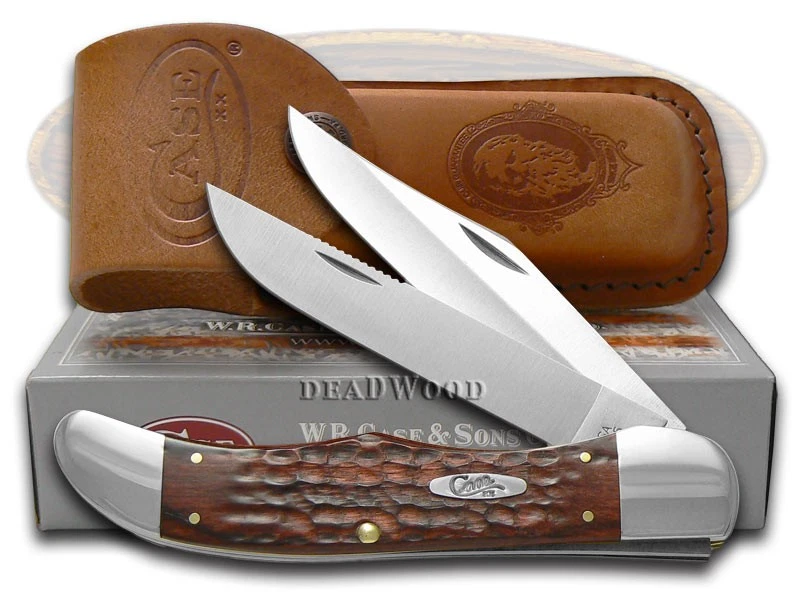 Case xx Knives Large Folding Hunter Jigged Rosewood Stainless Pocket Knife 00189 - Image 4 of 4