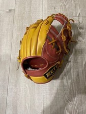 ZETT PRO Status Softball Gloves Red/Yellow Kenta Imamiya Model