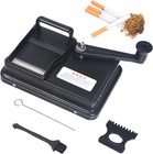 Cigarette Rolling Machine, Manual Cigarette Roller, Portable Black Rolling Machi
