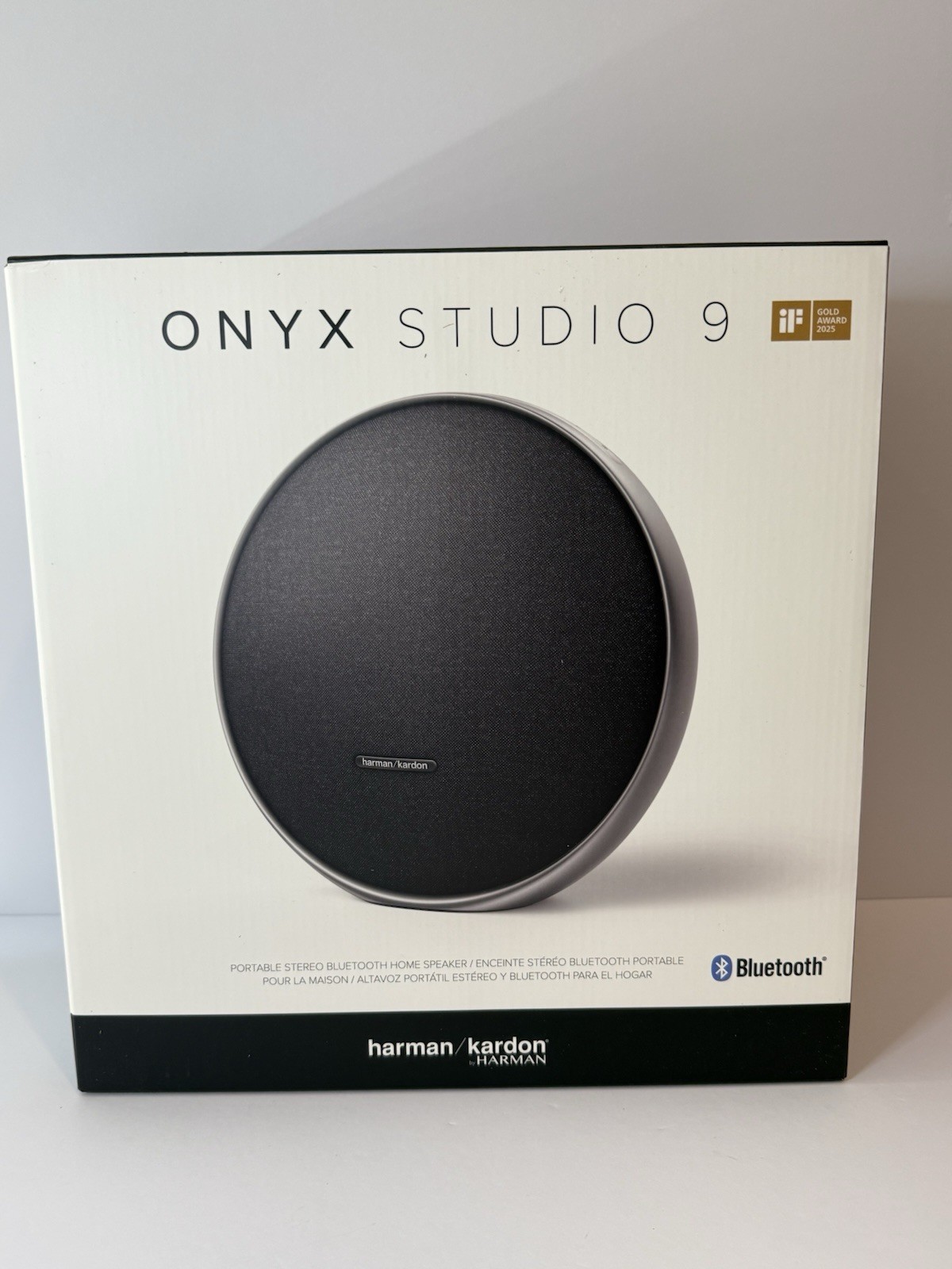 New Harman Kardon Onyx Studio 9 Bluetooth Speaker Gray HKOS9