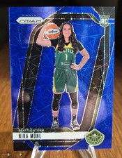 2024 Prizm WNBA Nika Muhl #146 Blue Velocity Prizm (RC) Seattle Storm 🔥🔥🐸🐸