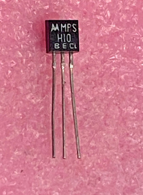 Motorola MPSH10 NPN transistor McIntosh Laboratory 132-181 package TO-92