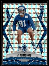 2025 Panini Phoenix Football Silver Pyramids #218 JT Tuimoloau Rookie RC