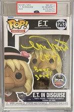 E.T. #1253 E.T. in Disguise Funko Pop! Signed by Matthew Demeritt / PSA NM-M 8