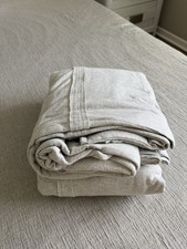 New Restoration Hardware Teen VINTAGE SWEATSHIRT DUVET COVER Lt Gray Twin