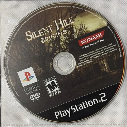 Silent Hill Origins by Konami (PlayStation 2, 2008, NTSC-U/C) Disc Only tested