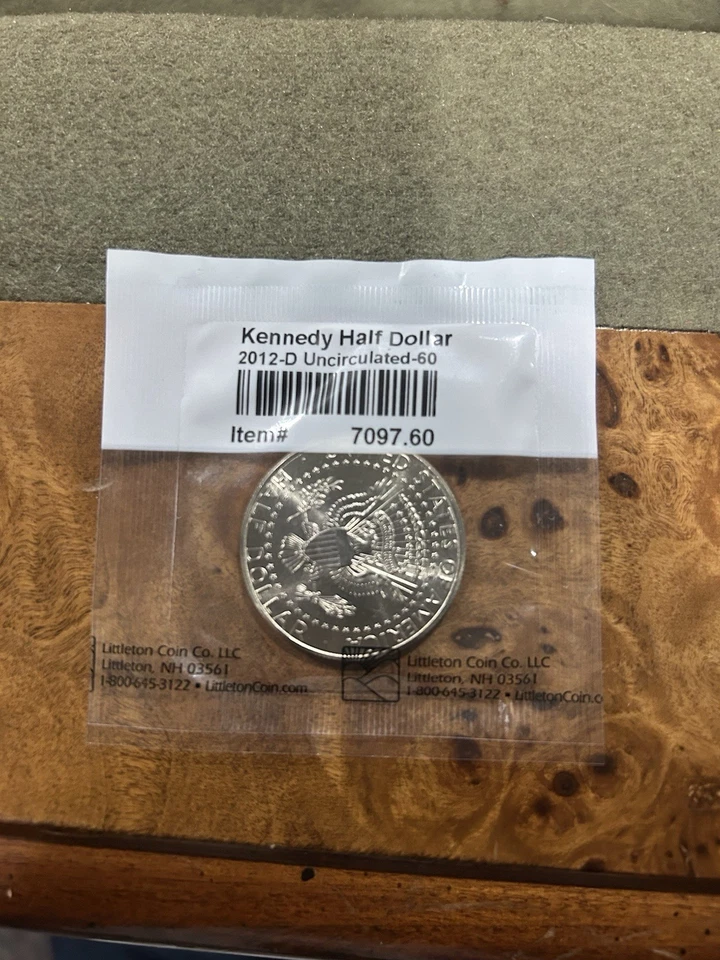 (1) 2012-D Kennedy Half Dollar BU Uncirculated Condition - Image 2 of 3