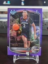 2025-26 Bowman Basketball Silas Demary Jr. /250 Purple Mojo Refractor BCP-20