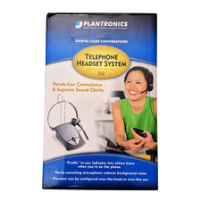 Plantronics S12 Corded Telephone Headset System Handsfree - New with Box
