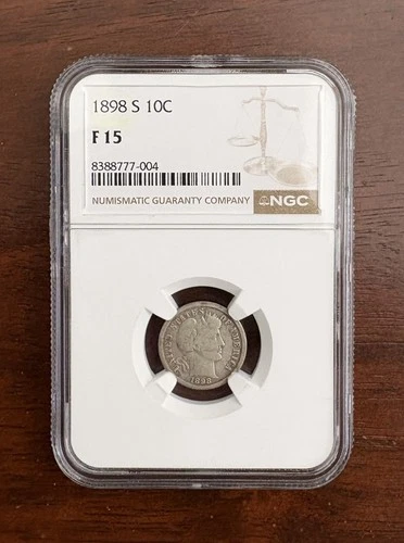 1898-S Barber Dime — photo from another recent sale