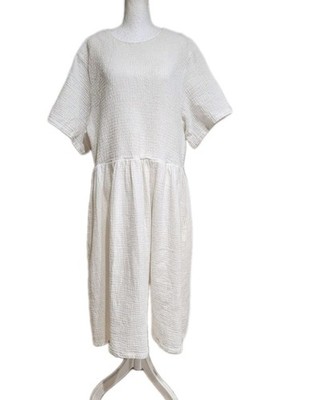 Shiny By Nature Smocked Cotton Gauze Dress Size 3XL
