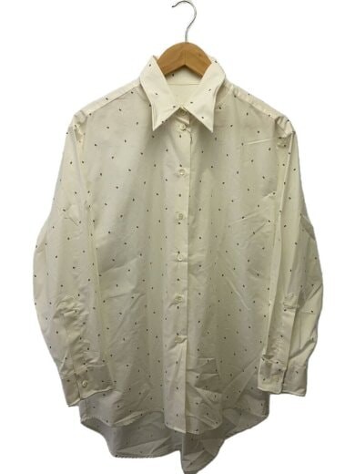 MM6/Long sleeve shirt/38/Cotton/WHT/Allover pattern