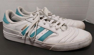 Adidas Busenitz Vulc II Men s Shoes Skate White Blue Size 11.5 