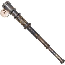 Antique Brass Pirate Spyglass Telescope with Leather Case Handheld Monocular
