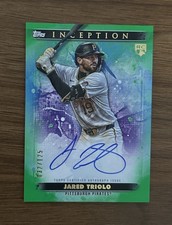 2024 Topps Inception JARED TRIOLO Rookie & Emerging Star Auto Green /125 RC  