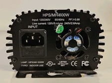 600w Digital Hid Ballast Hps Mh Dimmable 120240v Grow Light Tested