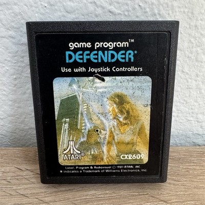 Atari Defender Atari 2600 Shooter Arcade 1981 Williams Electronics tested
