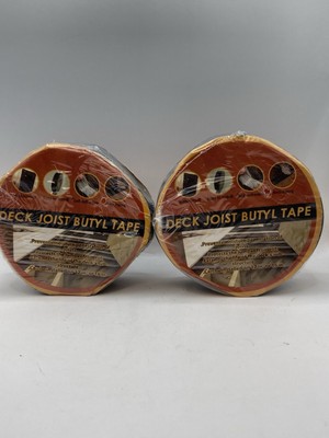 Deck Joist Butyl Tape 2'' X 50'  2 Rolls for Decking,Waterproof; 100 Feet Total