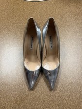 Manolo blahnik BB Pumps 36 silver size 40