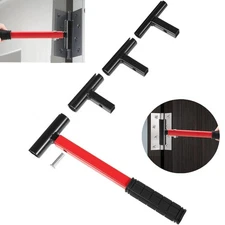 Door Hinge Adjustment Tool,4 in 1 Hinge Gap Adjusting Wrench for Round Bolt Door