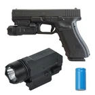 Handgun Pistol LED Gun Flashlight for Glock 17 19 18C 20 21 22 23 Battery Includ
