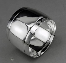 Art Deco Ancien Rond de serviette en argent massif poinçon minerve 1er