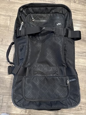 Nike Fiftyone49 Cordura Luggage Roller 25  Upright Wheeled Carry On Suitcase Blk