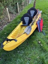  Used RTM Ocean Duo Double Sit On Top Kayak with 2 paddles