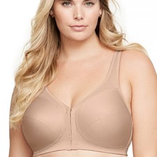 Glamorise Magic Lift with Posture Back Support Bra - Cafe - 46C