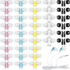 Kigeli 100 Pcs Kids Bulk Earbud Headphones for Classroom Student Wired Headph...