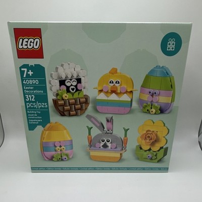 LEGO Easter Decorations 40890 Complete Set 312 Pieces Bunny Chick 7+