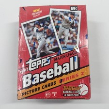 1993 Topps Baseball Series 2 Wax Box Factory Sealed 36 Packs NEW!