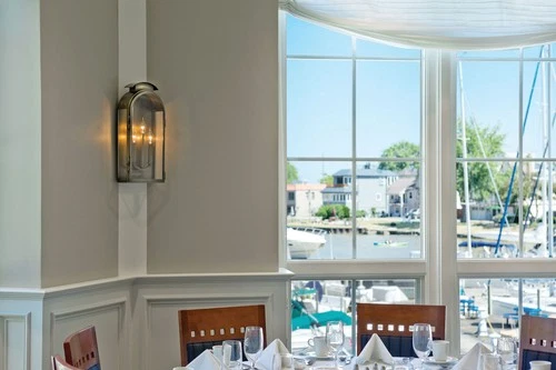 Hinkley Lighting 2525 Brass Rowley 3-Light 21"H Outdoor Wall Sconce - Picture 4 of 7