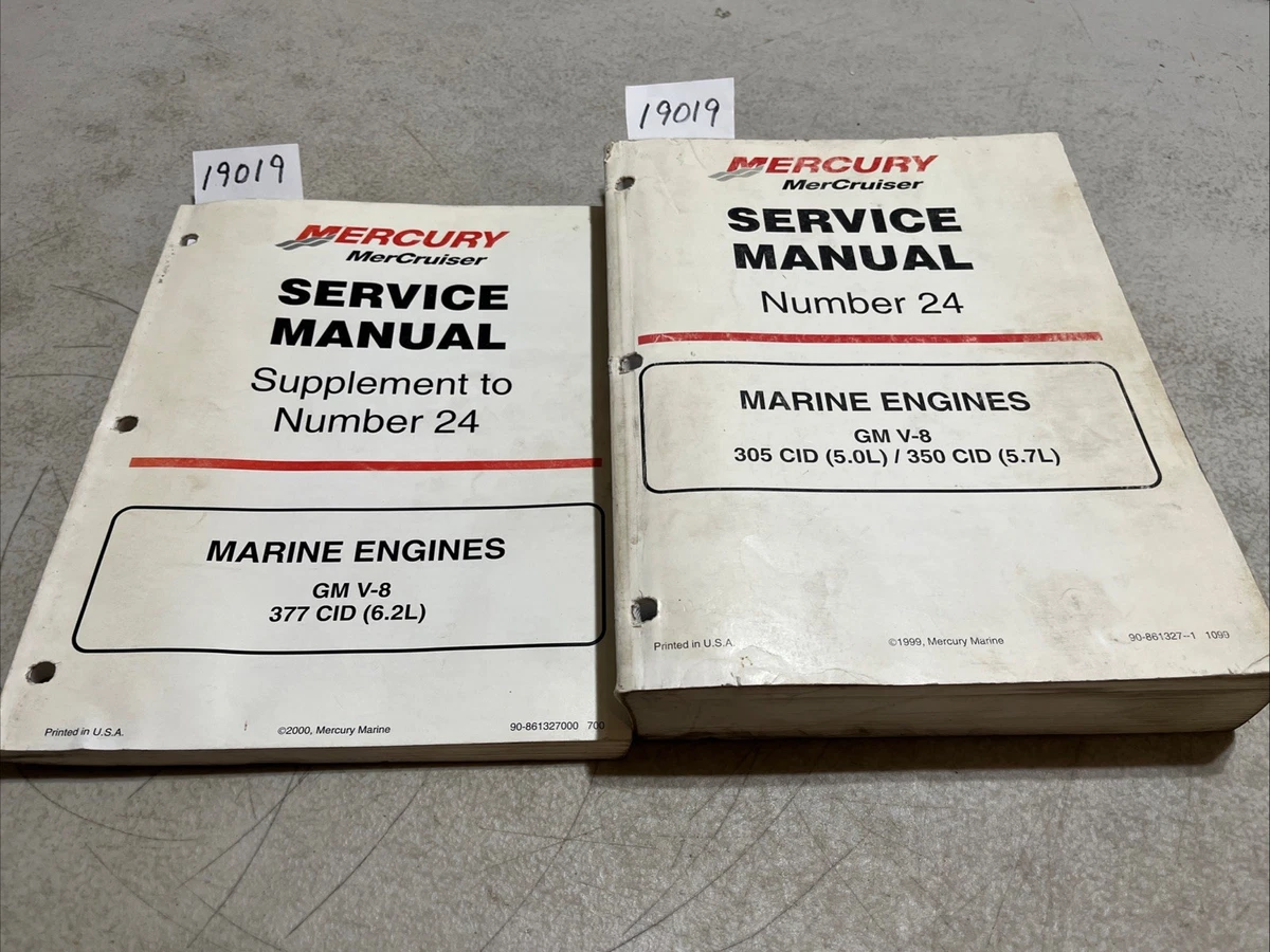 Manuel D’atelier Mercury Mercruiser V-8 5.0 5.7 6.2 – Joint Sec 90-864260020